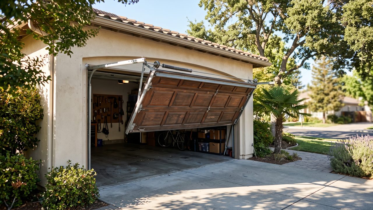 Garage Door Stuck Open | San Jose Garage Doors